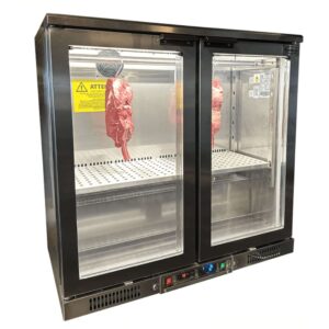 Fleisch Reifeschrank & Lagerschrank 198L – Edelstahl Pro (-3°C bis +5°C)
