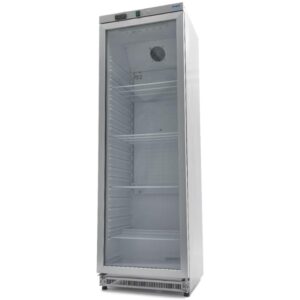 Kühlschrank mit Glastür 400L Inox (Ausstellung)