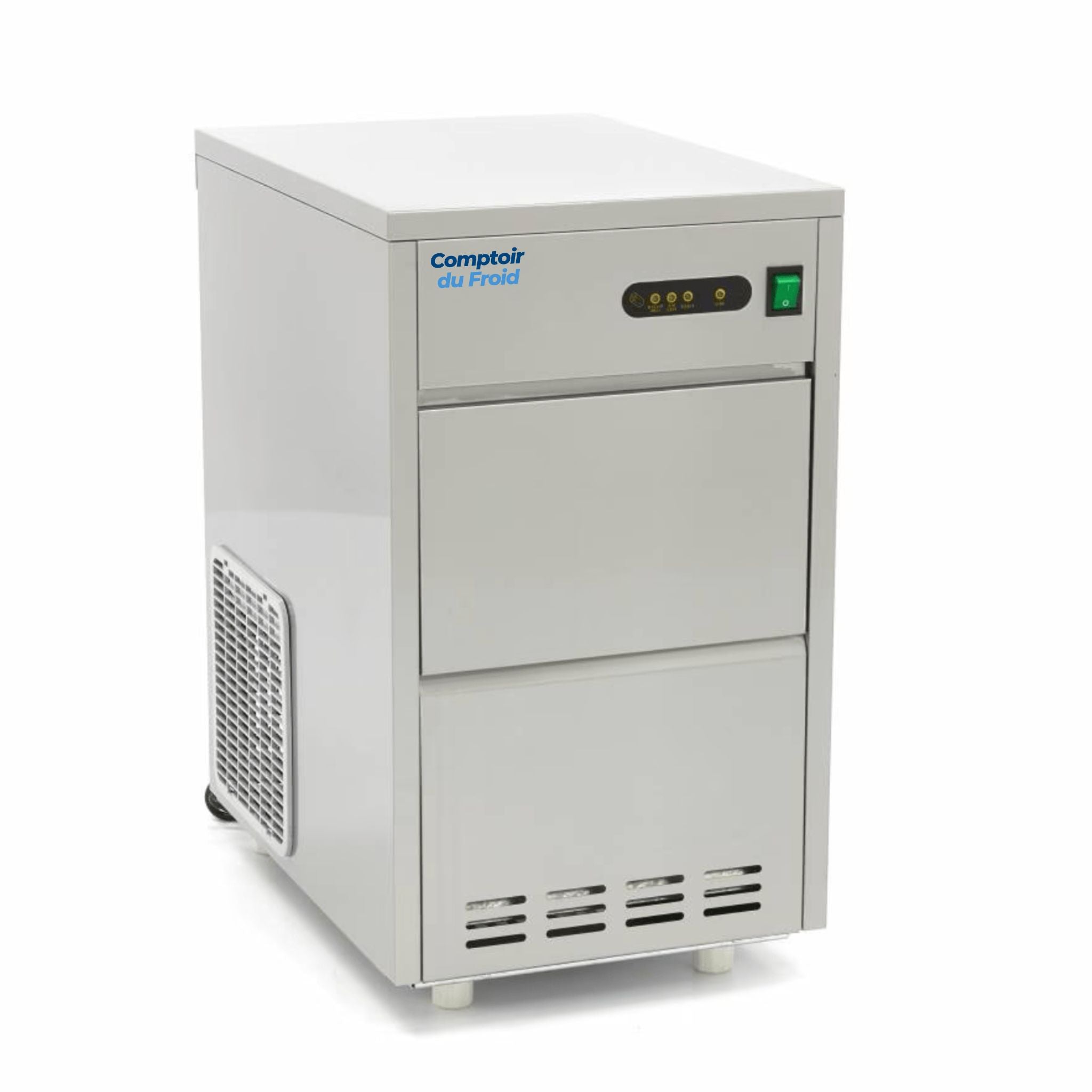 Professionelle Hohl-Eiswürfelmaschine - 24 kg pro Tag - Wasserkühlung
