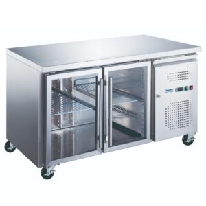 Gekühlter Glastisch 2 Türen 136cm (Bar & Service)