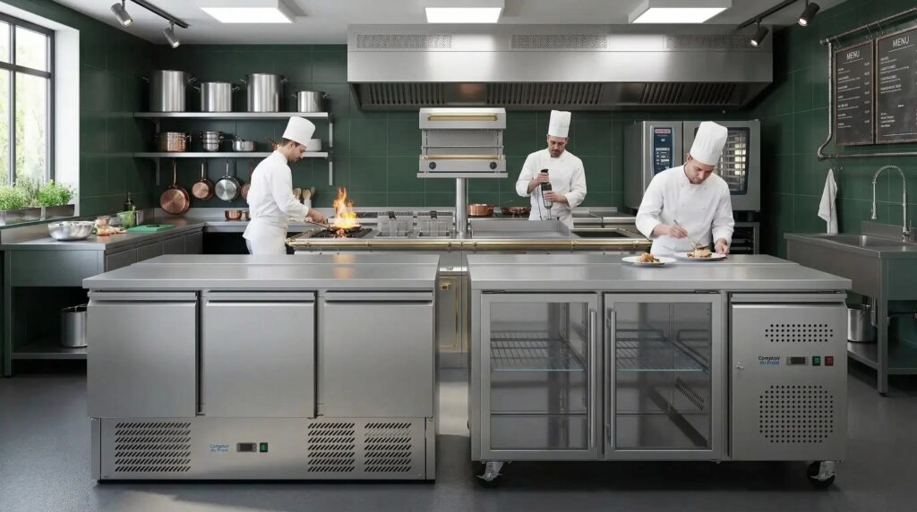 Pourquoi une table réfrigérée à tiroirs simplifie vraiment la mise en place en cuisine pro