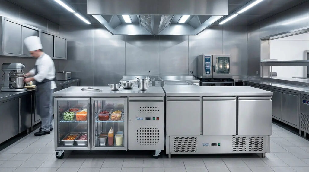 Table réfrigérée : Choisir le bon format pour votre Cuisine Pro